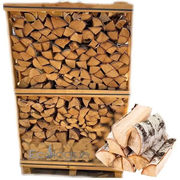 Kiln Dried Birch Firewood Logs Large 2m3 Crate